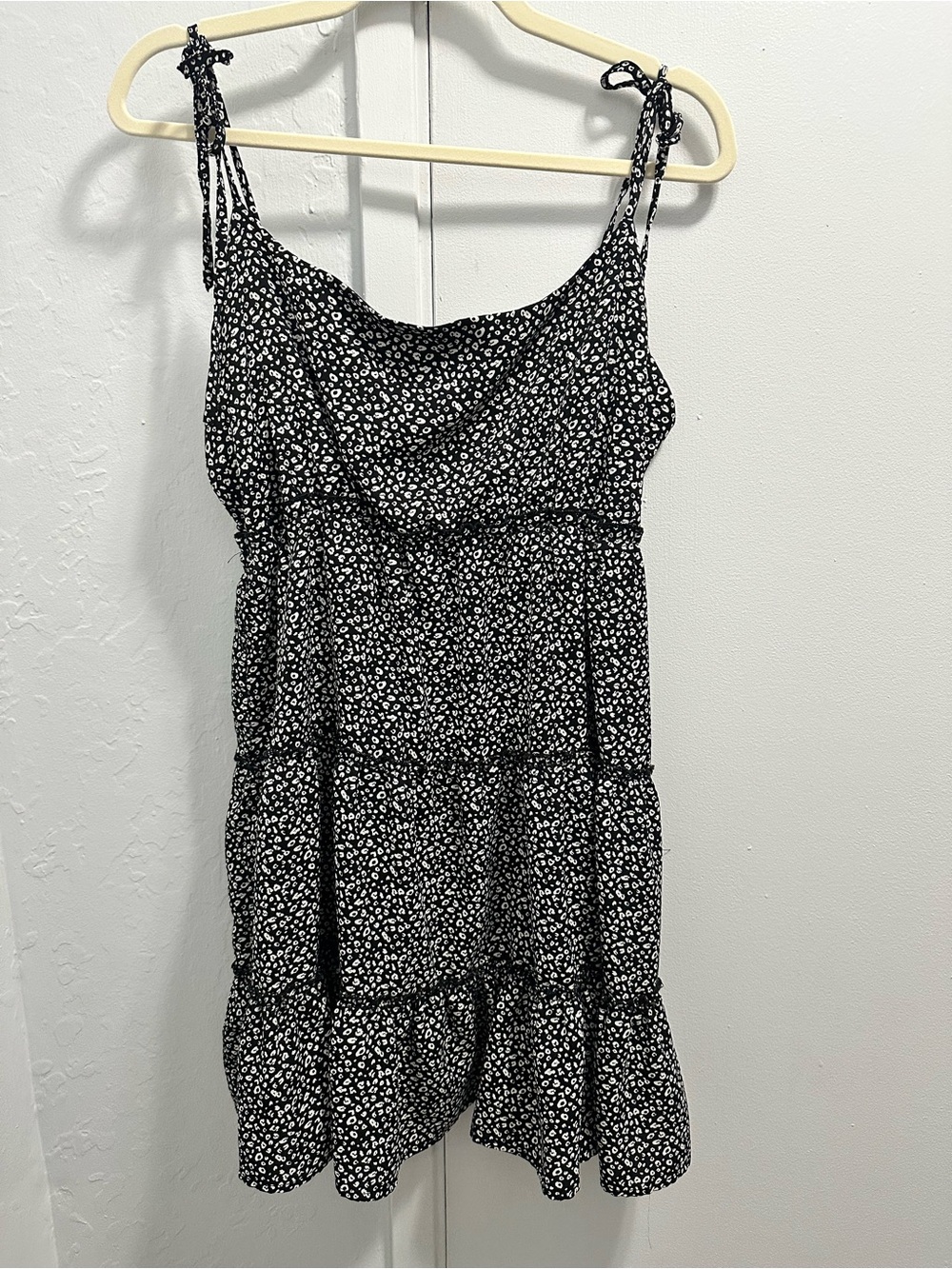 HYFVE Black Smocked Bodice Floral Top